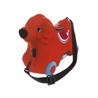 Детский чемодан на колесиках "Собачка", красный, BIG