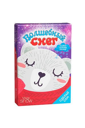 Волшебный снег подарочный набор Мишка, Magic Moments